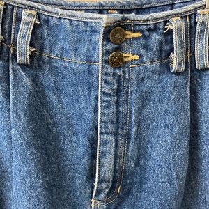 Women’s denim skirt.